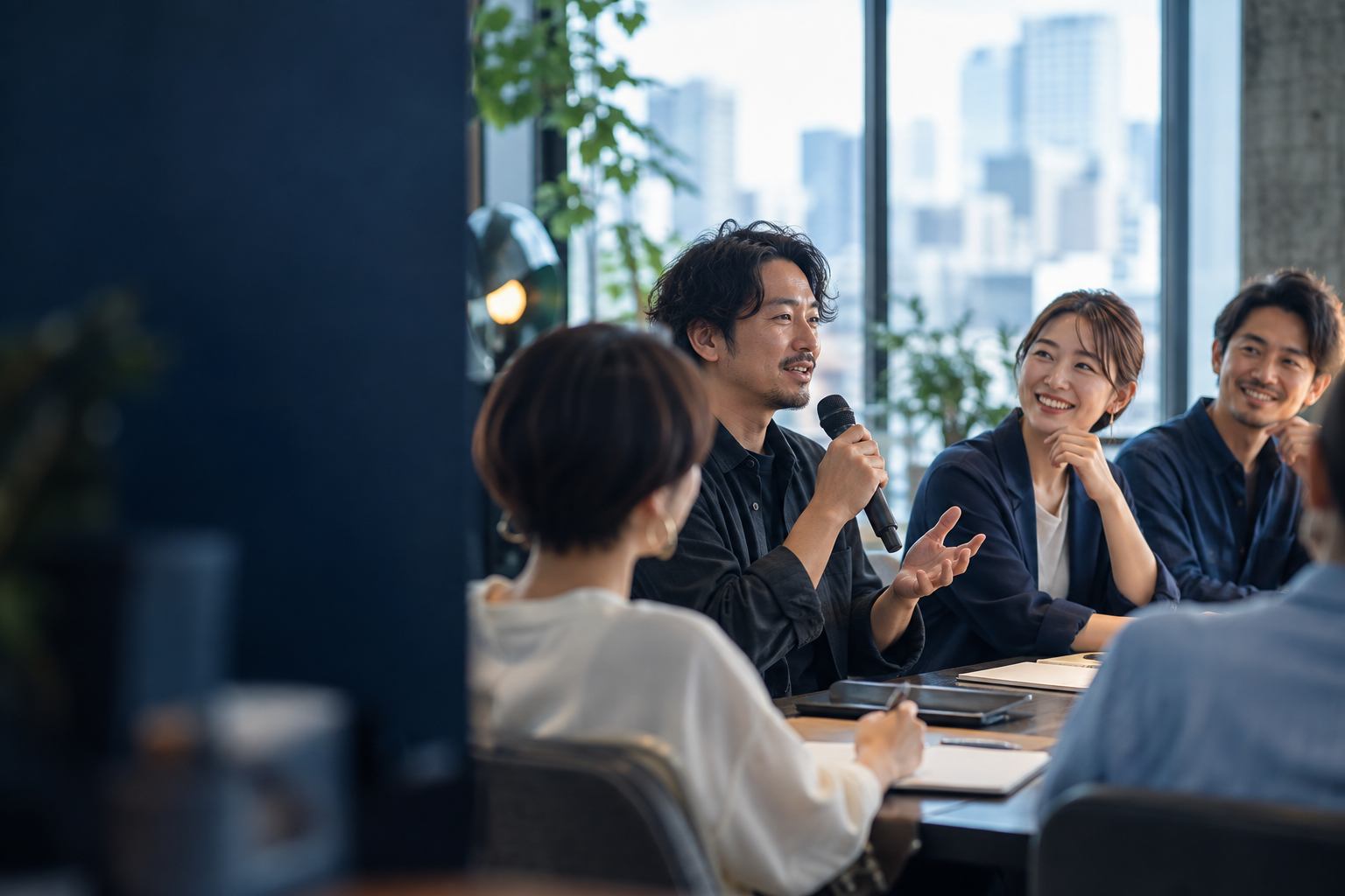 参加者が学び合う勉強会のイメージ